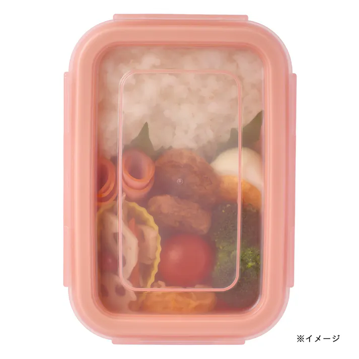 洗いやすい弁当箱 850ml ピンク