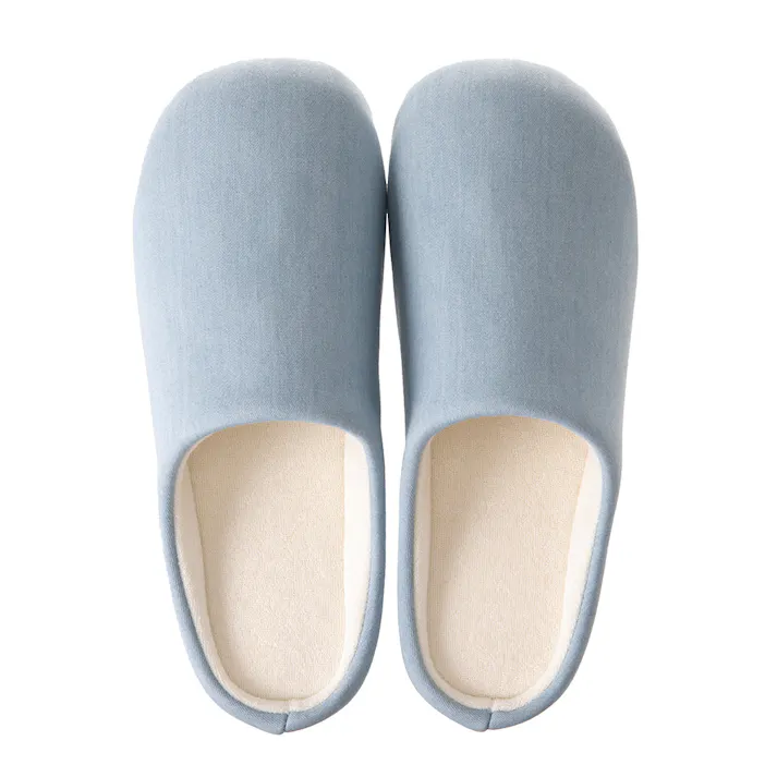 ルームシューズ denim ブルー L