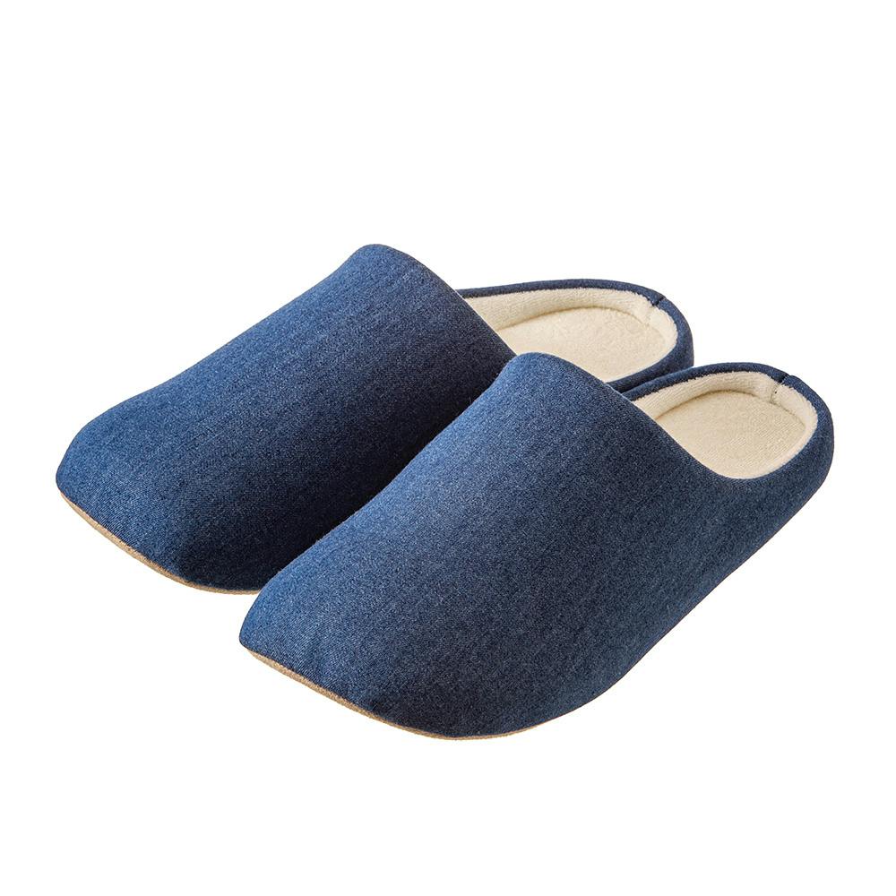 ルームシューズ denim ネイビー M 長座布団 ルームシューズ denim ネイビー M 長座布団