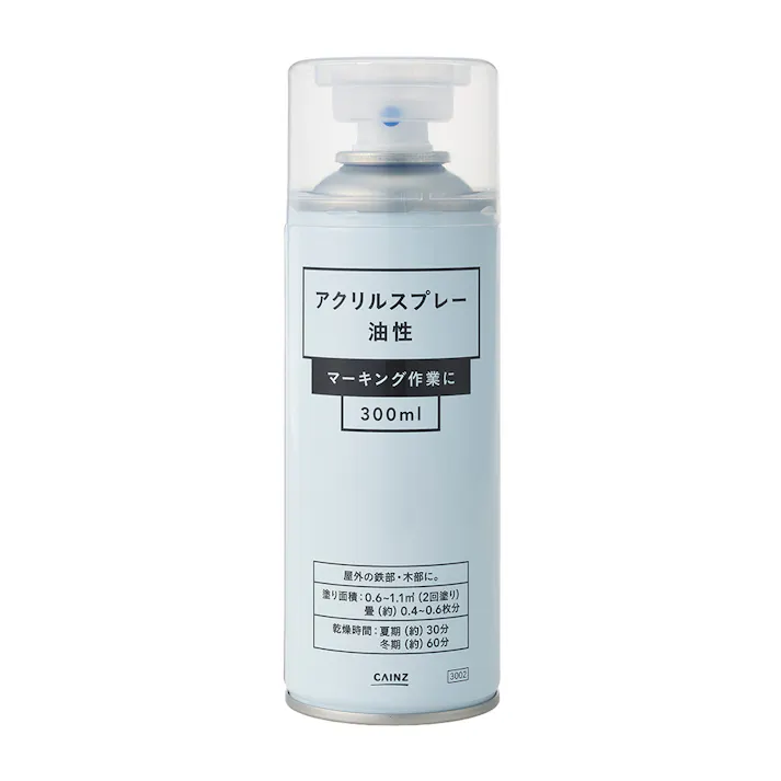 カインズ アクリルスプレー 油性 クリア 300ml