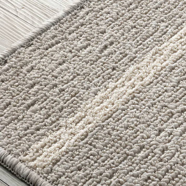 ペットと過ごしやすい綿混カーペット グレー 2畳