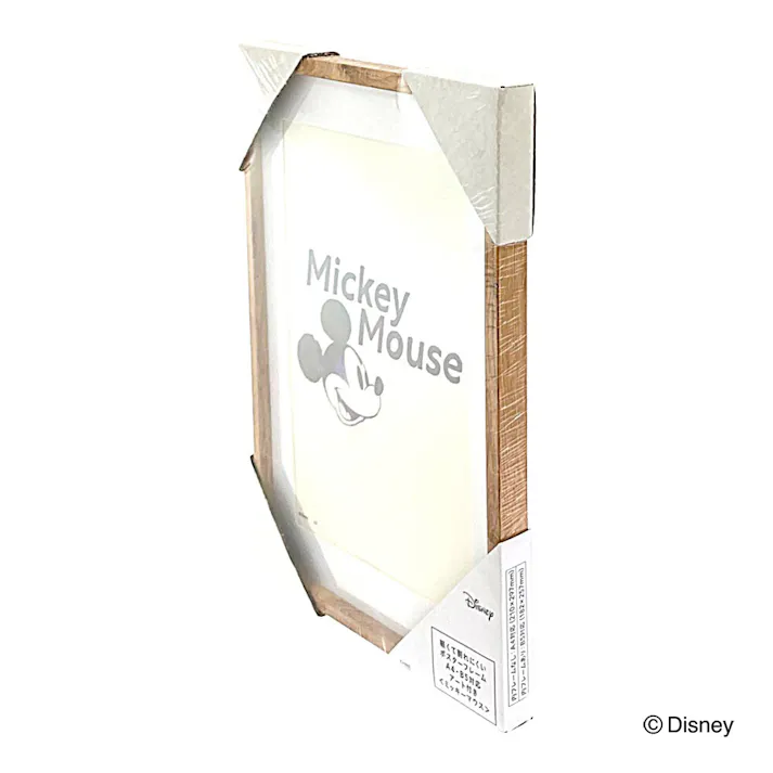 カインズ 軽くて割れにくいポスターフレーム ナチュラル A4サイズ ミッキーマウス