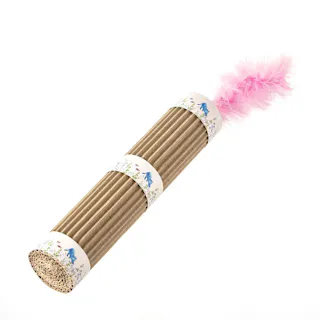 ネコケリおもちゃカードボード ポール フラワー