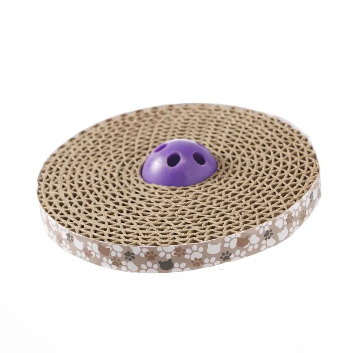 ネコケリおもちゃカードボード ディスク 肉球