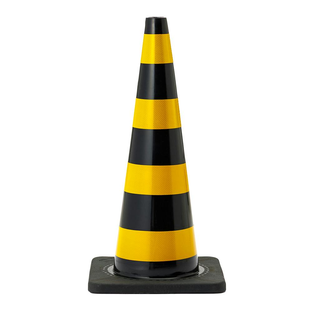 反射テープ付き重量コーン ブラック 700mm CJC-09