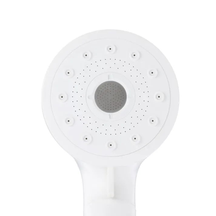 カインズ ナノバブルシャワーヘッド 手元ストップ 5段階水流調整 ホワイト