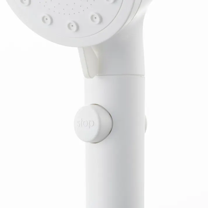 カインズ ナノバブルシャワーヘッド 手元ストップ 5段階水流調整 ホワイト