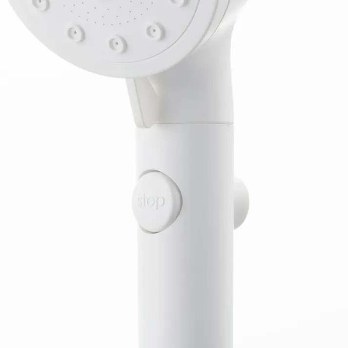 カインズ ナノバブルシャワーヘッド 手元ストップ 5段階水流調整 ホワイト
