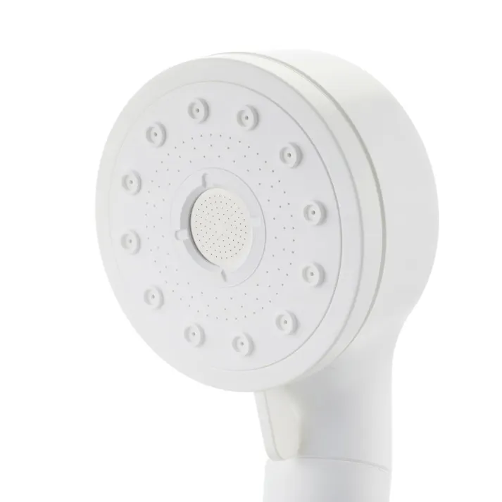 カインズ ナノバブルシャワーヘッド 手元ストップ 5段階水流調整 ホワイト