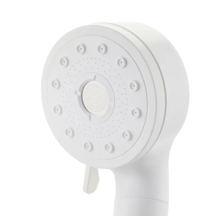 カインズ ナノバブルシャワーヘッド 手元ストップ 5段階水流調整 ホワイト