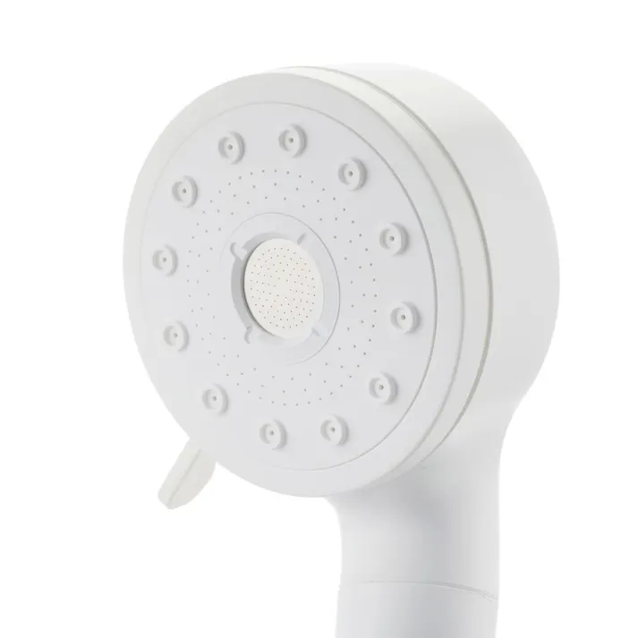 カインズ ナノバブルシャワーヘッド 手元ストップ 5段階水流調整 ホワイト