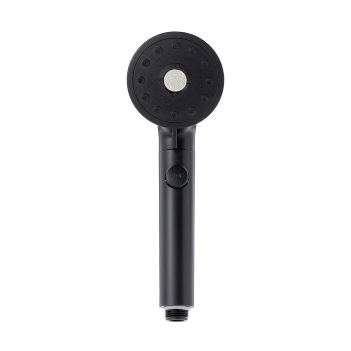 カインズ ナノバブルシャワーヘッド 手元ストップ 5段階水流調整 ブラック