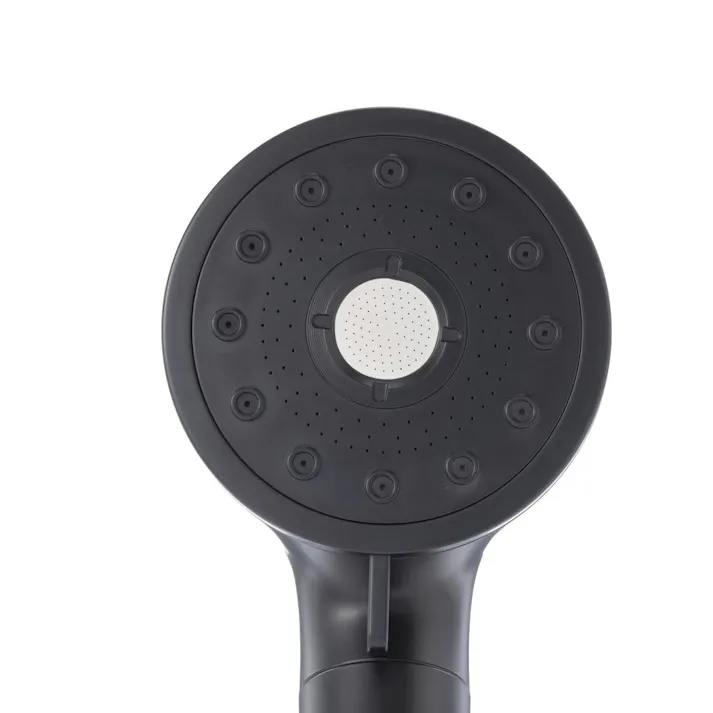 カインズ ナノバブルシャワーヘッド 手元ストップ 5段階水流調整 ブラック