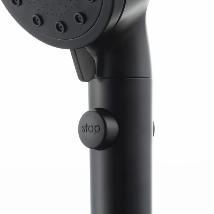 カインズ ナノバブルシャワーヘッド 手元ストップ 5段階水流調整 ブラック