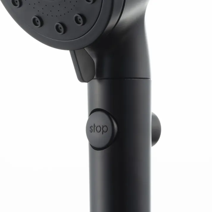 カインズ ナノバブルシャワーヘッド 手元ストップ 5段階水流調整 ブラック