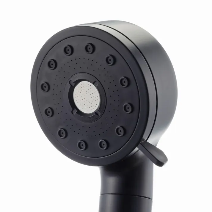 カインズ ナノバブルシャワーヘッド 手元ストップ 5段階水流調整 ブラック