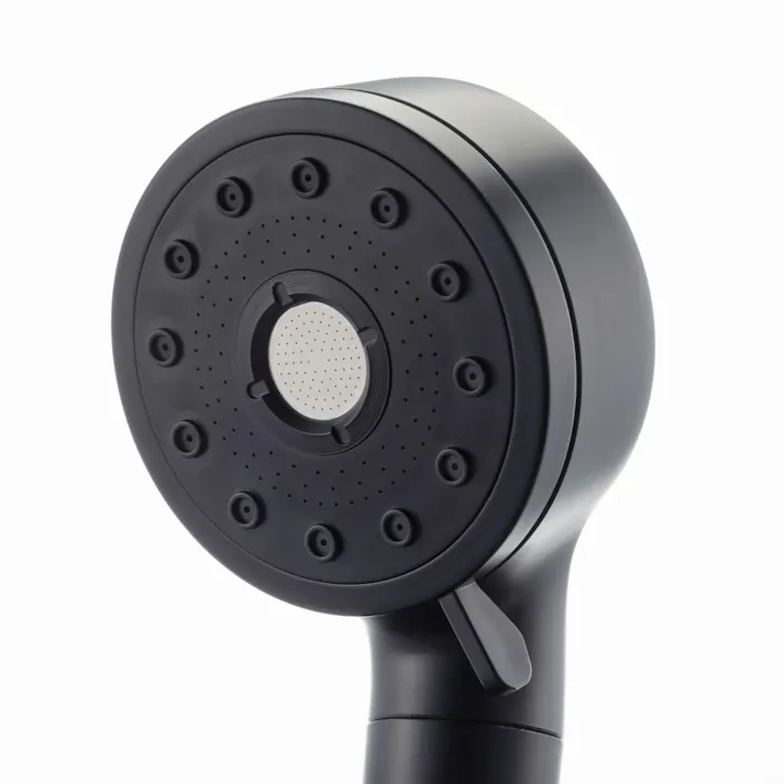 カインズ ナノバブルシャワーヘッド 手元ストップ 5段階水流調整 ブラック