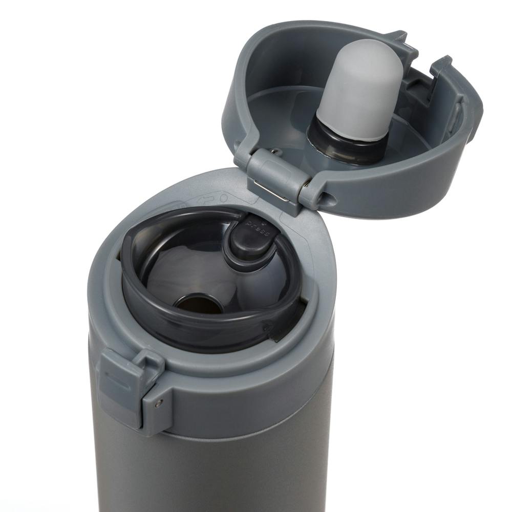 ワンタッチボトル 500ml ダークグレー | 弁当箱・水筒 通販