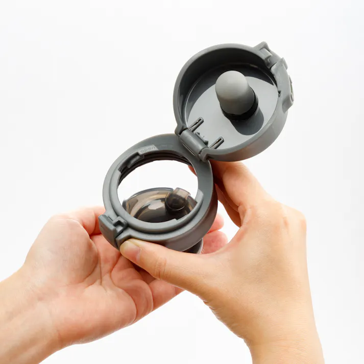 ワンタッチボトル 500ml ダークグレー