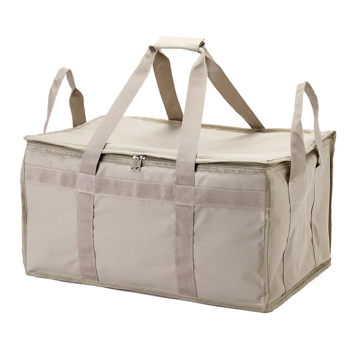 マイバスケットがそのまま入る保冷バッグ ベージュ