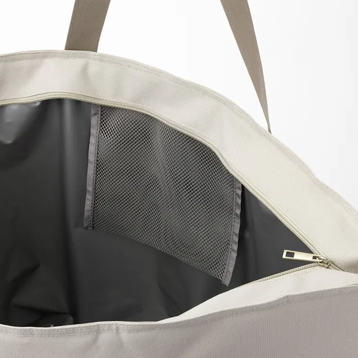 大容量保冷トートバッグ ベージュ