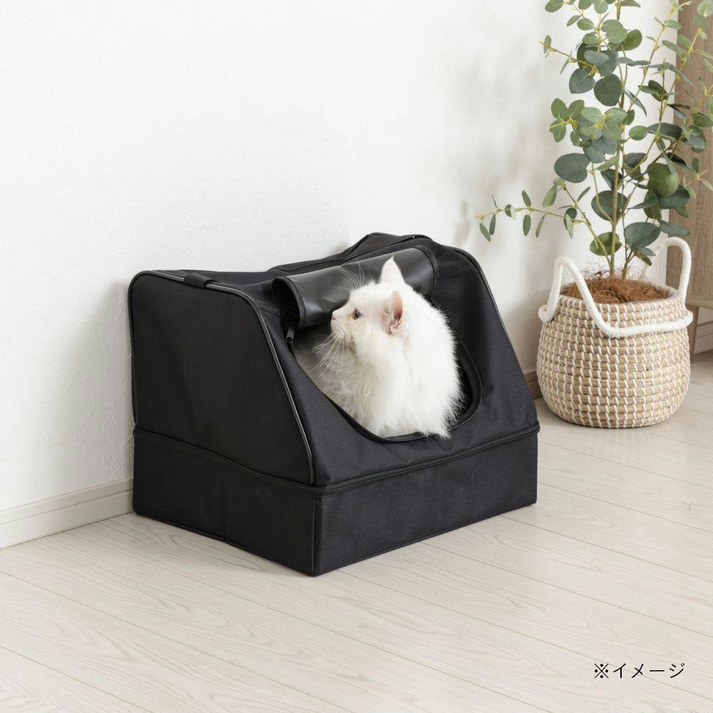 Pety 猫用トイレ カバー付き ポータブル猫トイレ カバー付き | ペット用品（猫） 通販