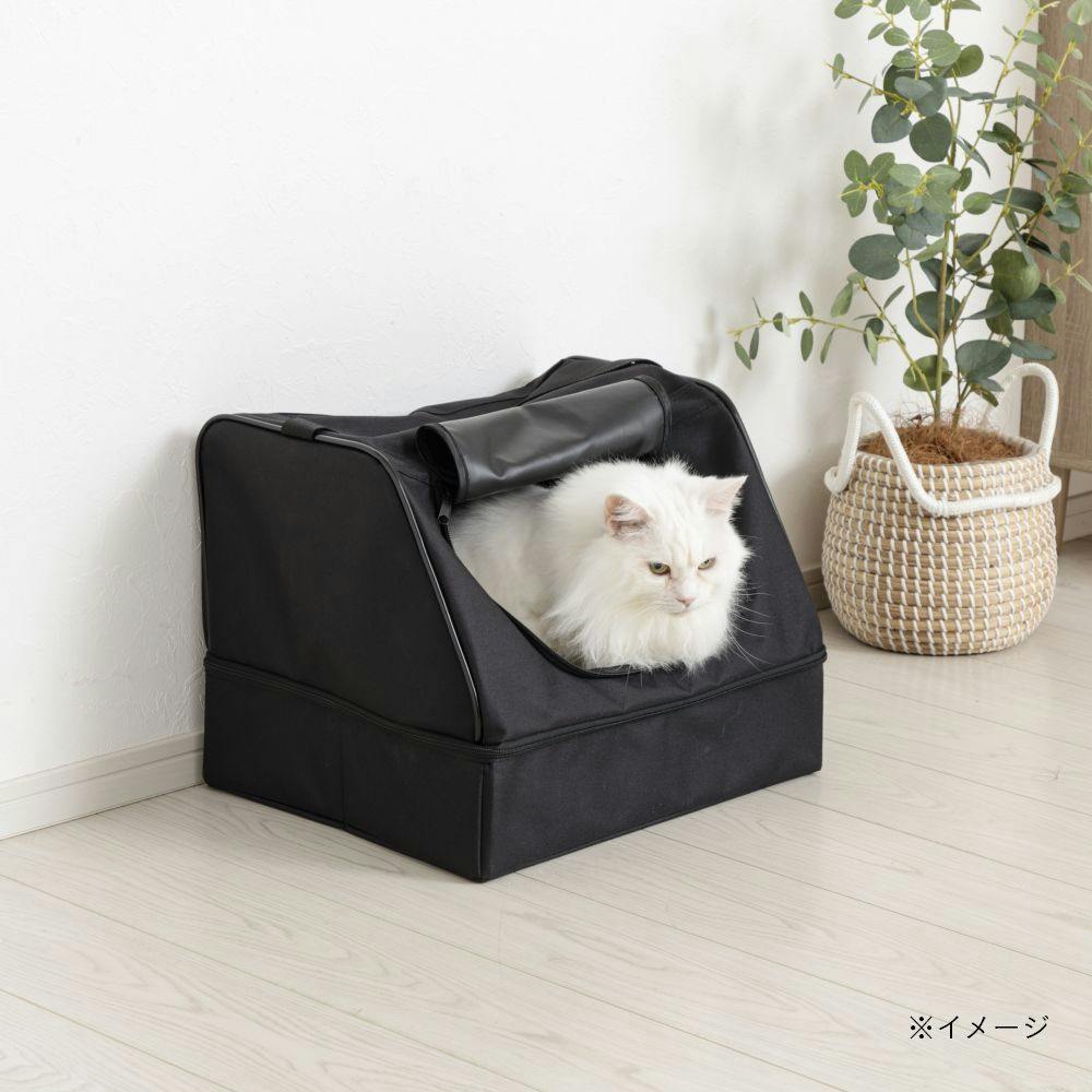 Pety 猫用トイレ カバー付き ポータブル猫トイレ カバー付き | 猫砂・猫トイレ 通販