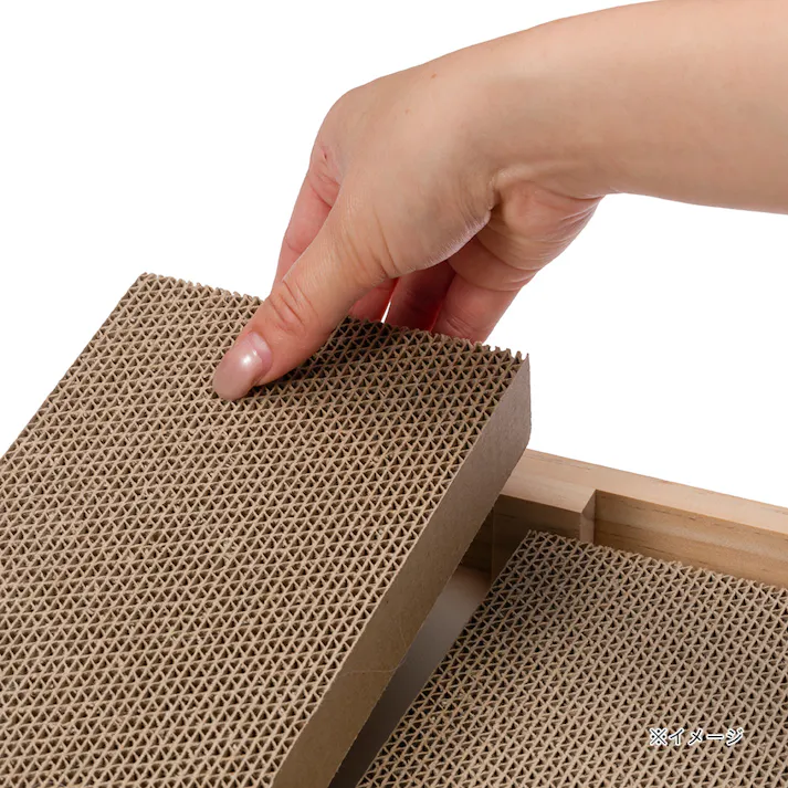 木製爪とぎケース ダブル