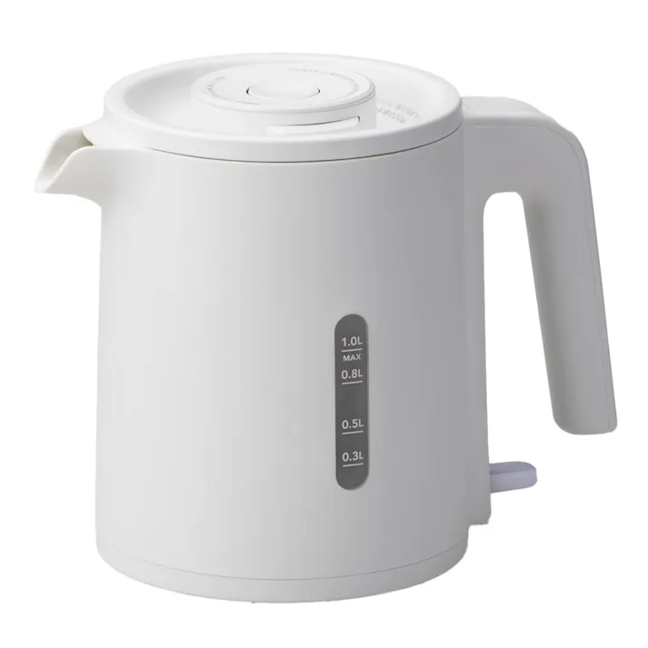 持ちやすく注ぎやすい 転倒湯漏れ防止ケトル ホワイト CZ-SYK1200-WH