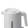 持ちやすく注ぎやすい 転倒湯漏れ防止ケトル ホワイト CZ-SYK1200-WH