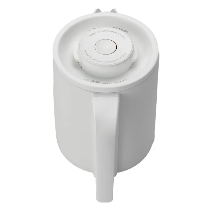 持ちやすく注ぎやすい 転倒湯漏れ防止ケトル ホワイト CZ-SYK1200-WH