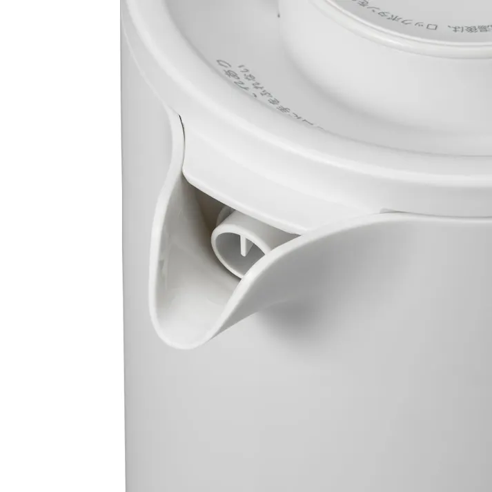 持ちやすく注ぎやすい 転倒湯漏れ防止ケトル ホワイト CZ-SYK1200-WH