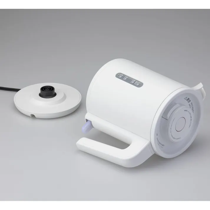 持ちやすく注ぎやすい 転倒湯漏れ防止ケトル ホワイト CZ-SYK1200-WH