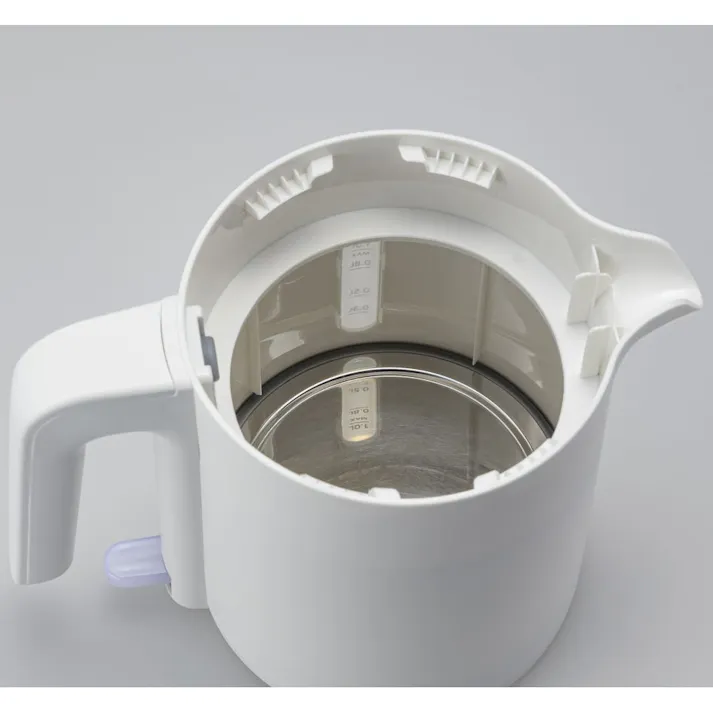 持ちやすく注ぎやすい 転倒湯漏れ防止ケトル ホワイト CZ-SYK1200-WH