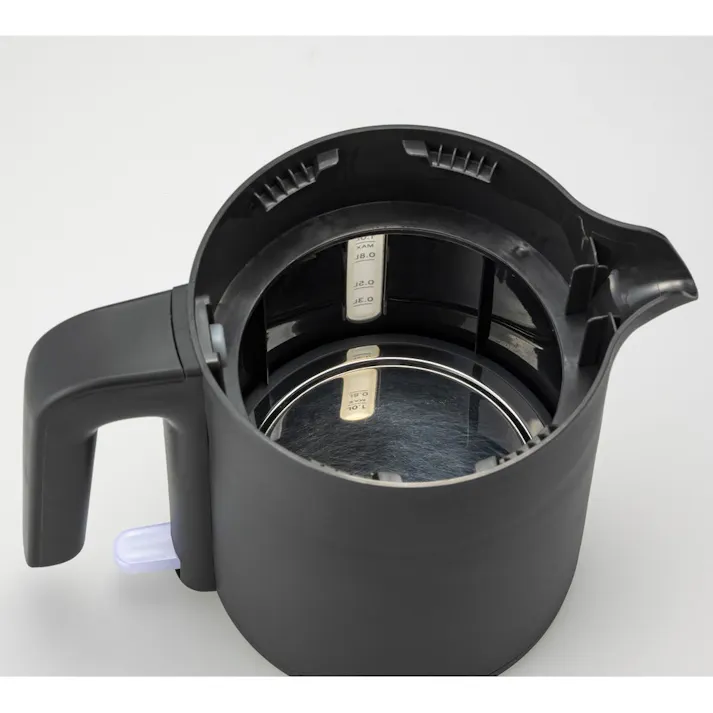 持ちやすく注ぎやすい 転倒湯漏れ防止ケトル ダークグレー CZ-SYK1200-DGY