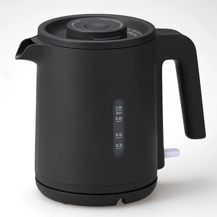 持ちやすく注ぎやすい 転倒湯漏れ防止ケトル ダークグレー CZ-SYK1200-DGY