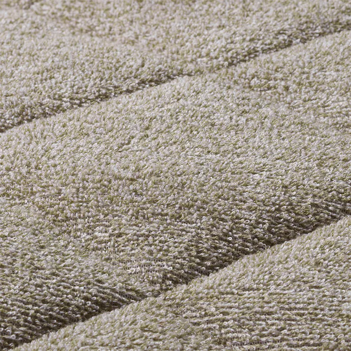 タオル素材の敷パッド Pitapa ベージュ シングル 幅100cm 奥行200cm