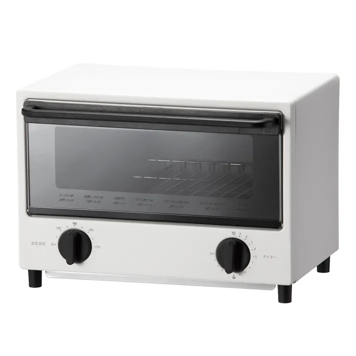 すばやくこんがり焼ける 温度調節付き カーボントースター ホワイト CZ-KCT99WH