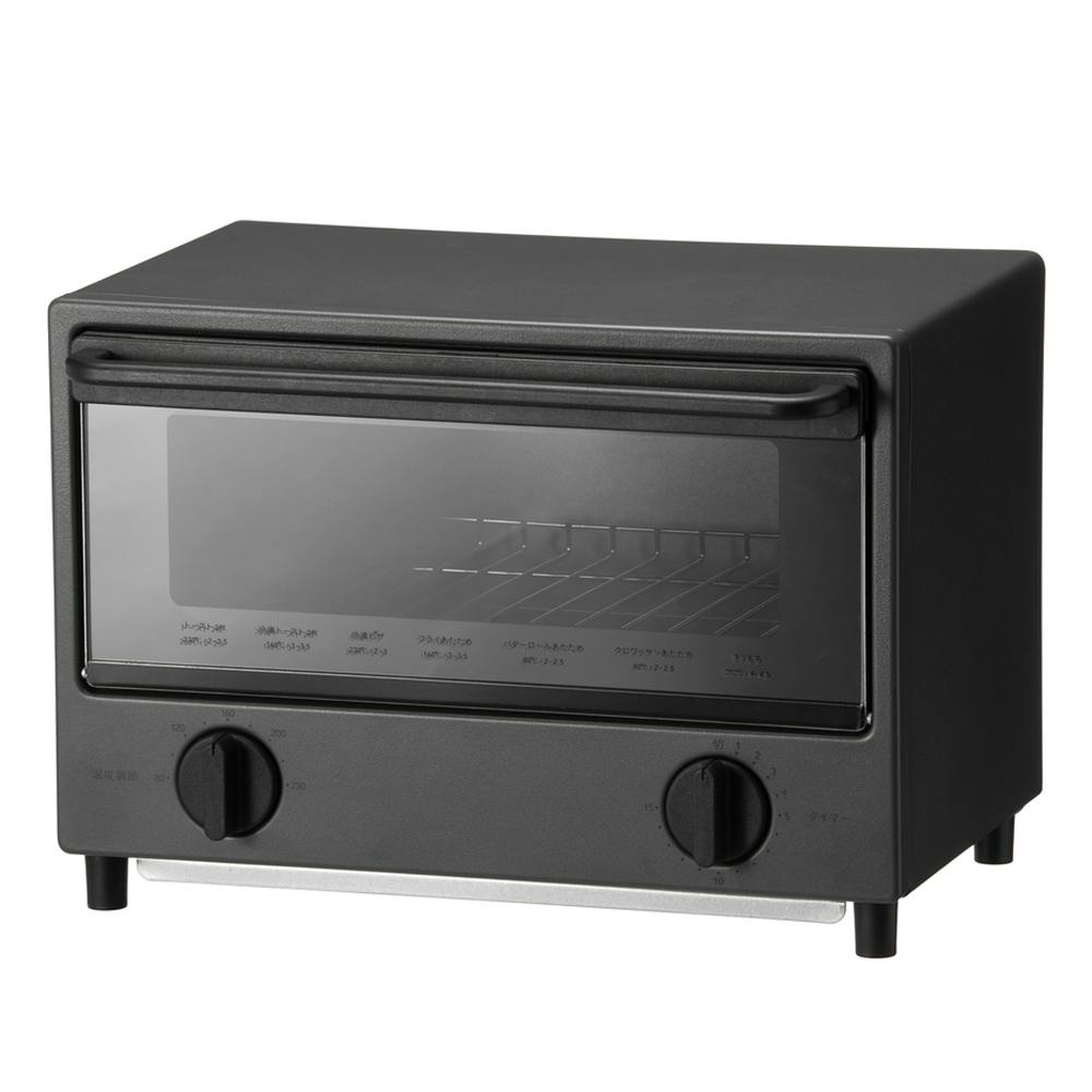 すばやくこんがり焼ける 温度調節付き カーボントースター グレー CZ-KCT99DGY