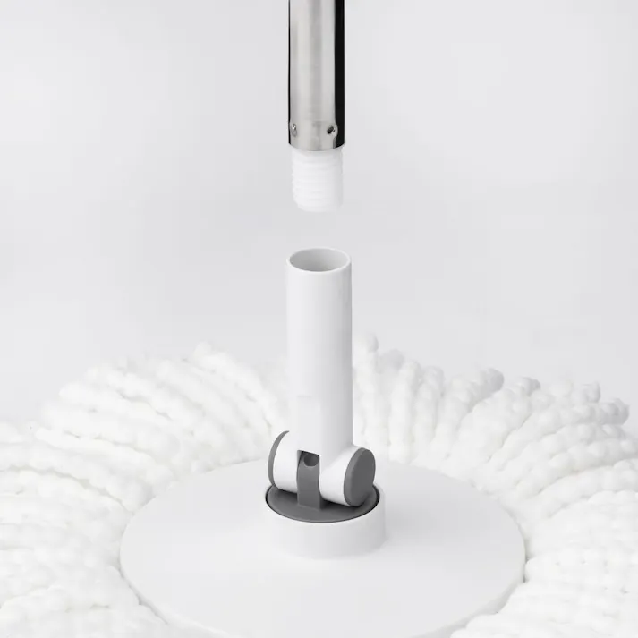 コンパクトに収納できる回転モップ 回転モップ(ヘッド付き)