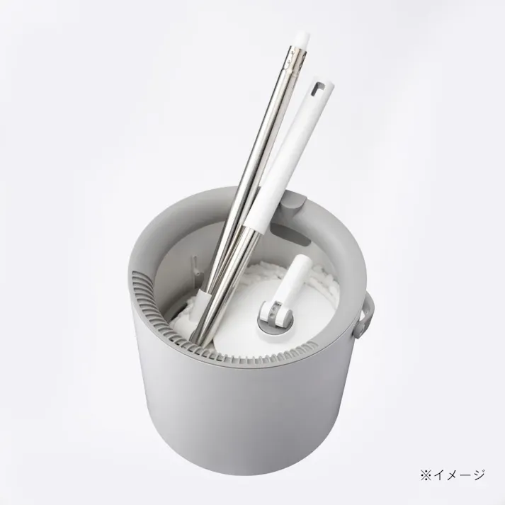 コンパクトに収納できる回転モップ 回転モップ(ヘッド付き)