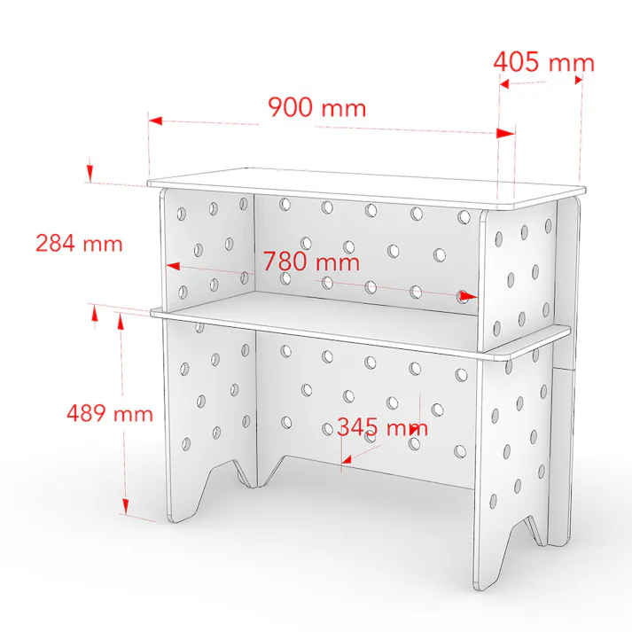 【CDM】持ち運びできるカウンターテーブル M
