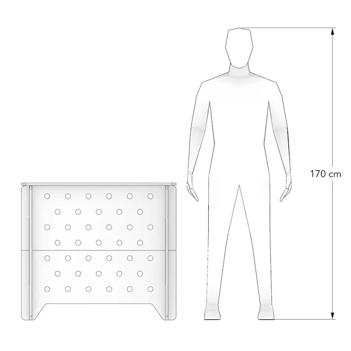【CDM】持ち運びできるカウンターテーブル M