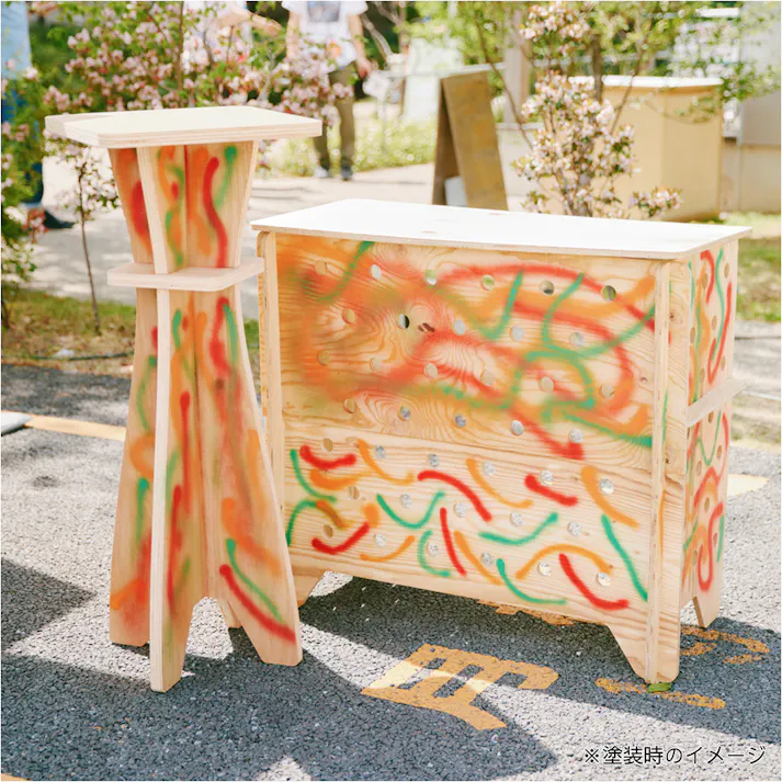 【CDM】持ち運びできるカウンターテーブル M