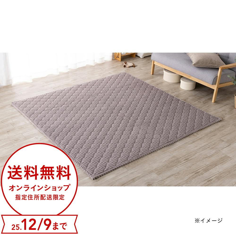 防音極厚なめらかラグ ＆Pet シュニーライン 185×185cm(販売終了