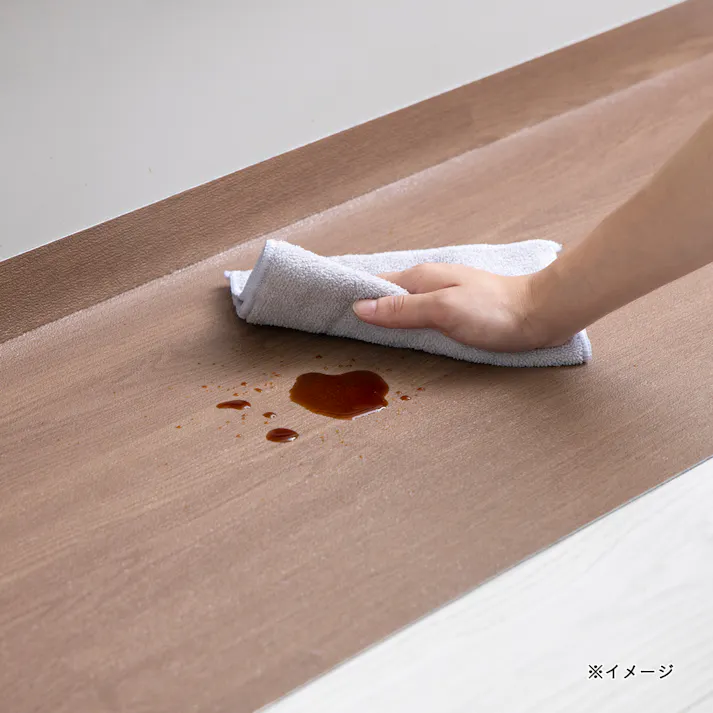 すき間を埋める吸着マットL-Fit45180B ブラウン 幅45cm 奥行180cm 厚み2mm