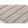 吸水バスマット ボーダー ベージュ 幅60cm 奥行45cm