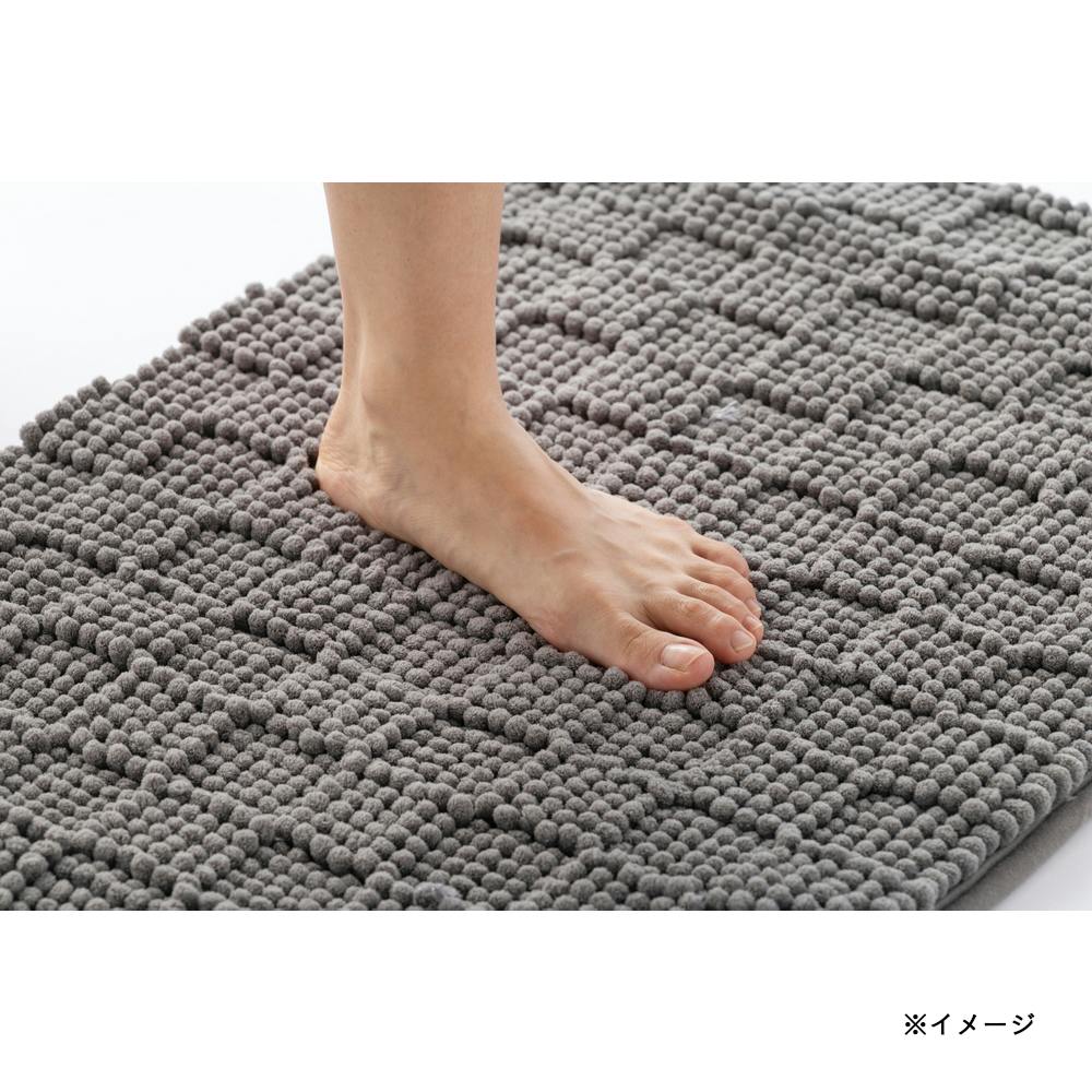 COLD PICNIC バスマット Footsie グレー Cold Picnic | Footsie - Blue Organic Cotton Bathmat