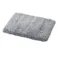 すべりにくい吸水ボリュームバスマット グレー 幅60cm 奥行45cm
