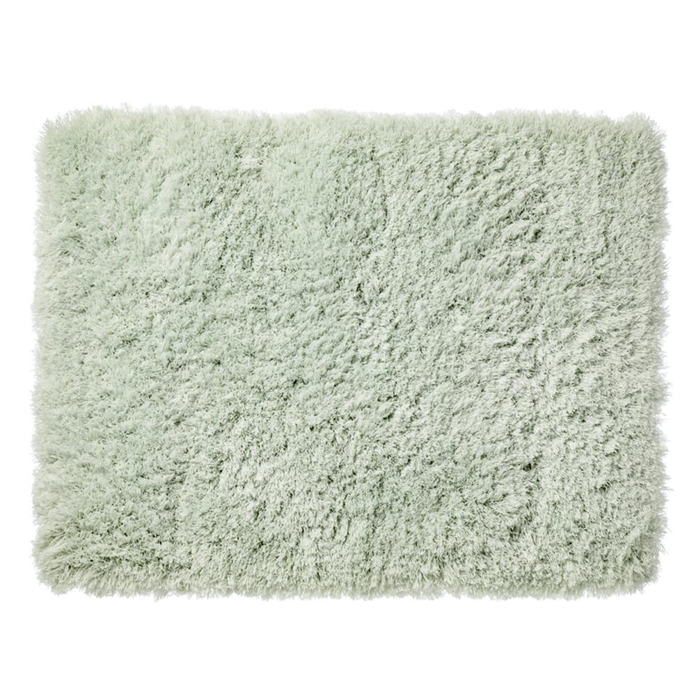 すべりにくい吸水ボリュームバスマット ミントグリーン 幅60cm 奥行